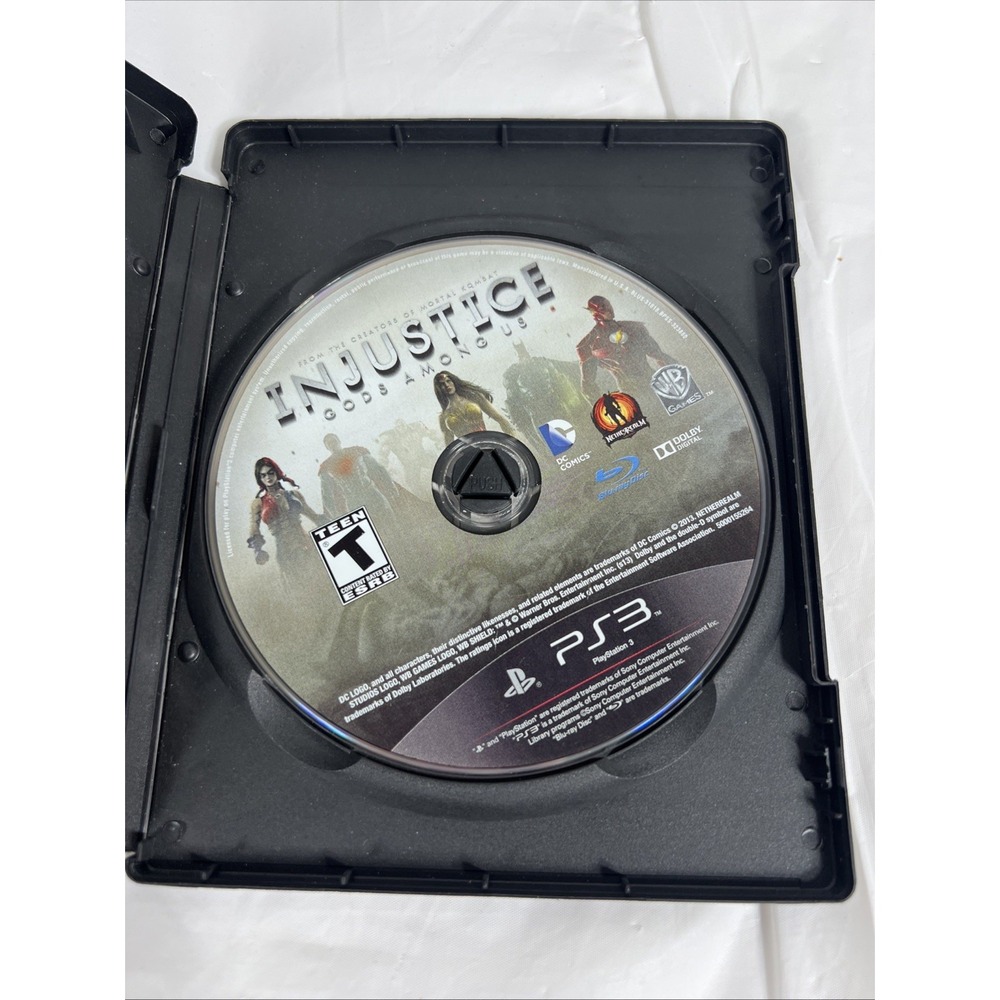 Injustice Gods Among Us (PlayStation 3 PS3) - DISC ONLY‎ Cleaned/Tested